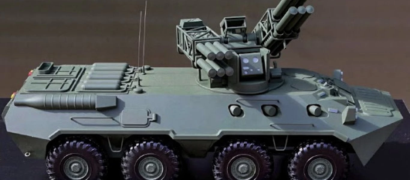 Sosna-R: Το αντιαεροπορικό σύστημα που δοκιμάζει ο ρωσικός Στρατός στο BTR-82